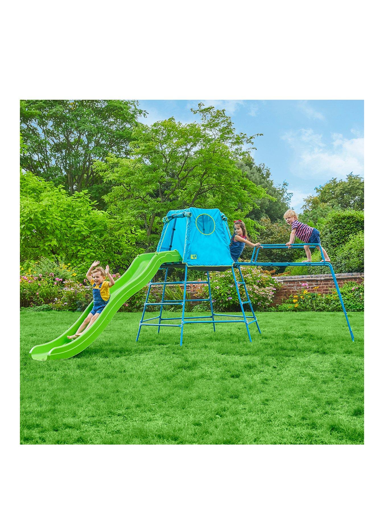 tp explorer 2 frame with den & climbing frame platform