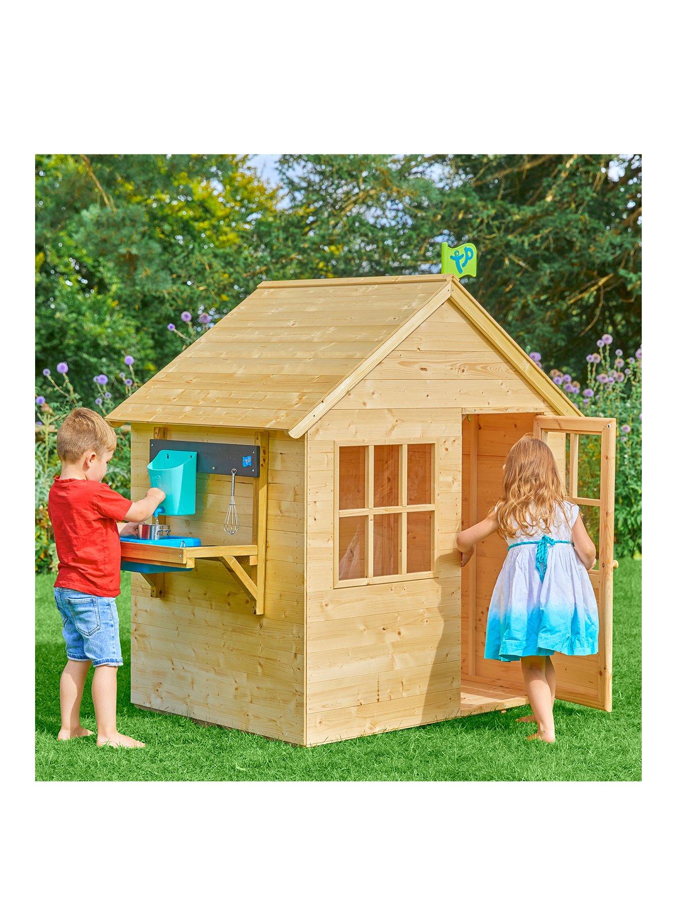 playhouse with mud kitchen