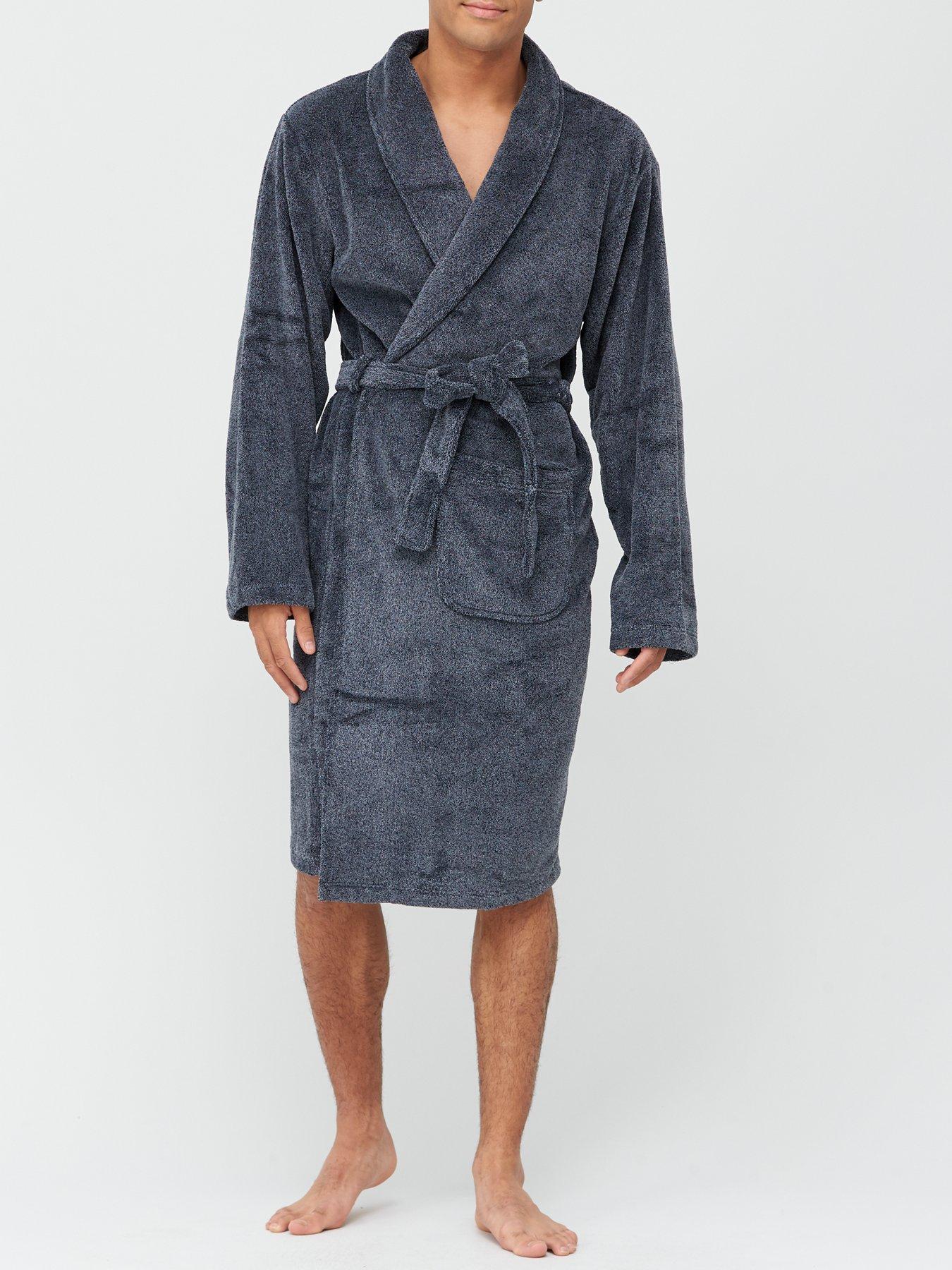 adidas dressing gown mens