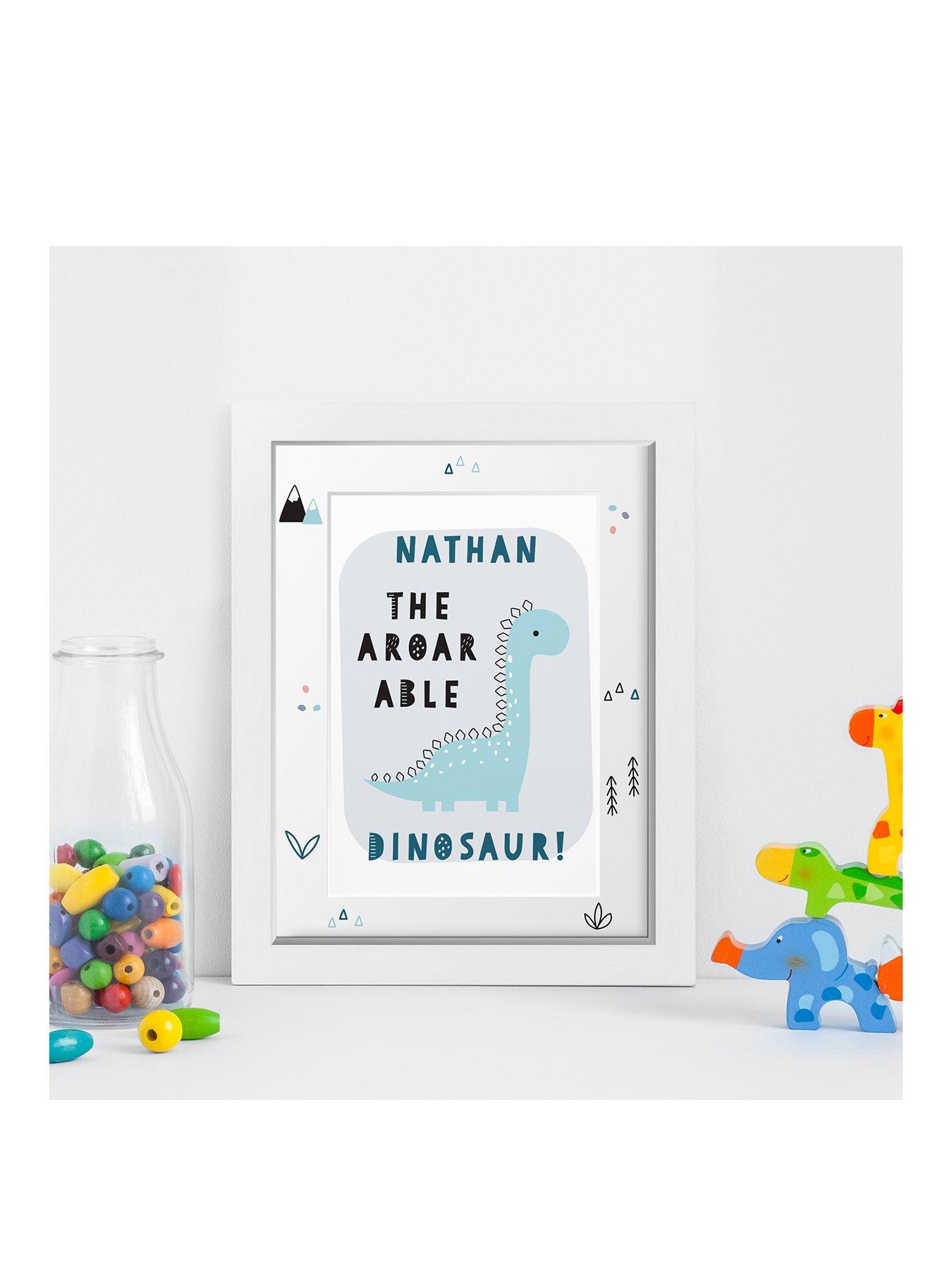 Personalised A-Roar-Able Dinosaur A4 Frames Print review