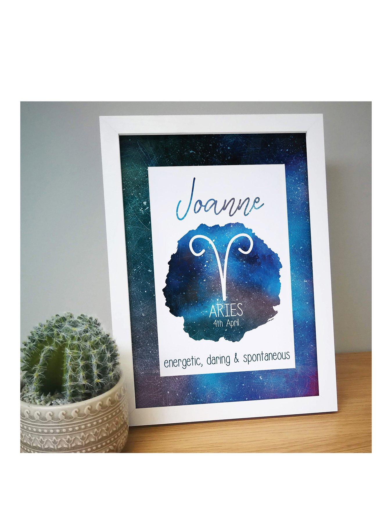 Horoscope A4 Personalised Framed Print review