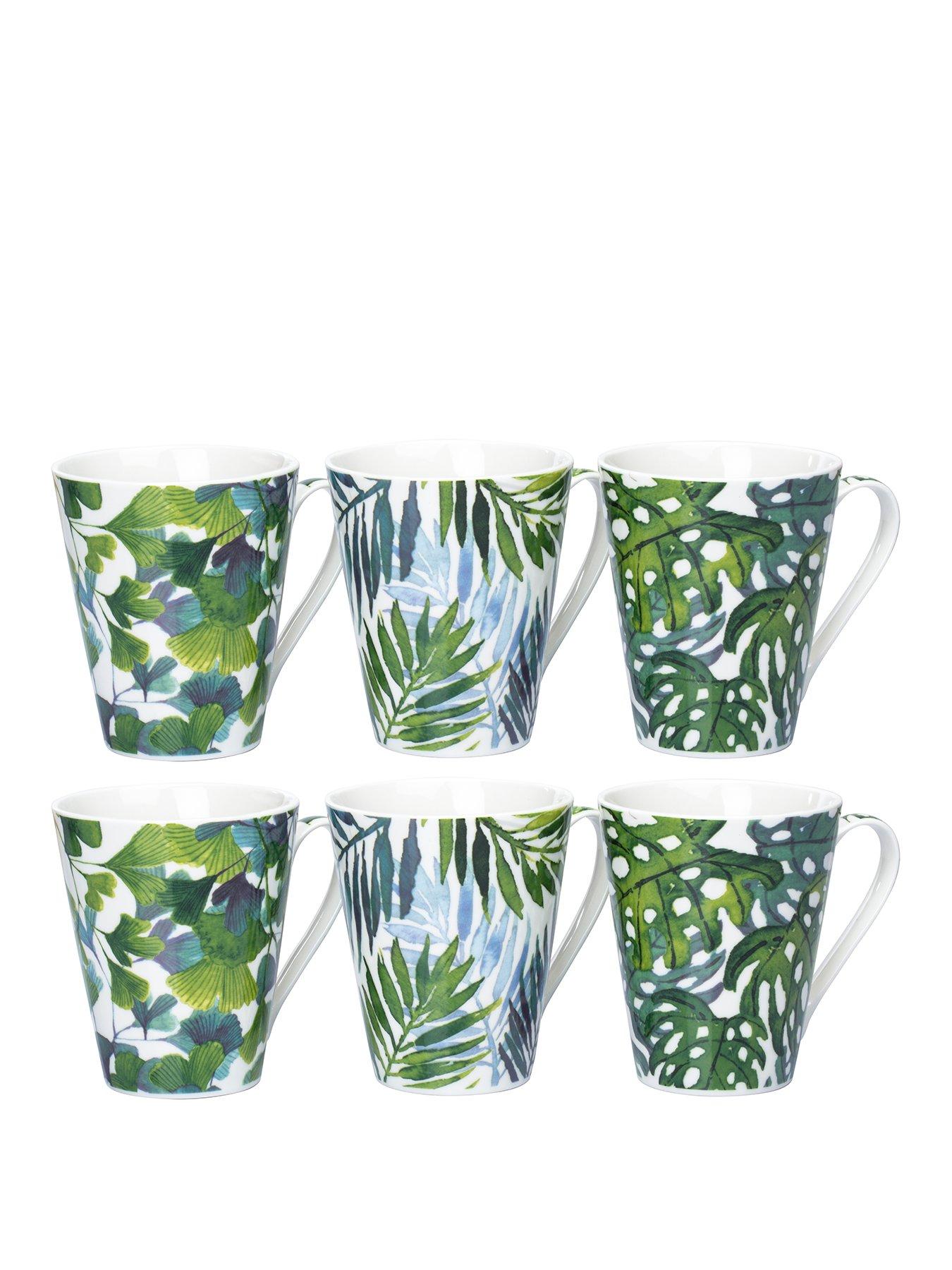 Waterside Set Of 6 Leaf Mugs review