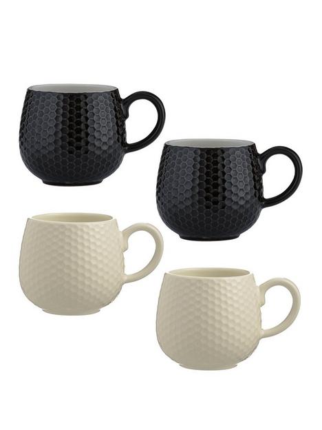 mason-cash-set-of-4-embossed-honeycomb-mugs