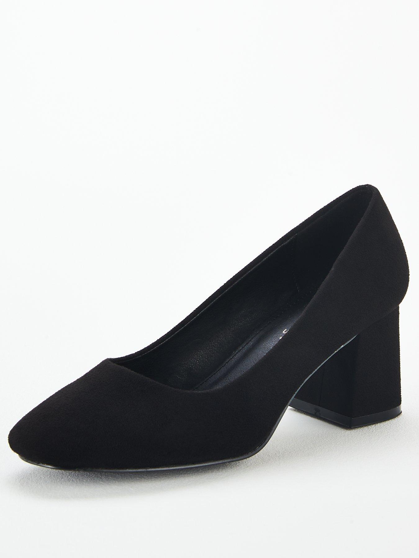 low black heels