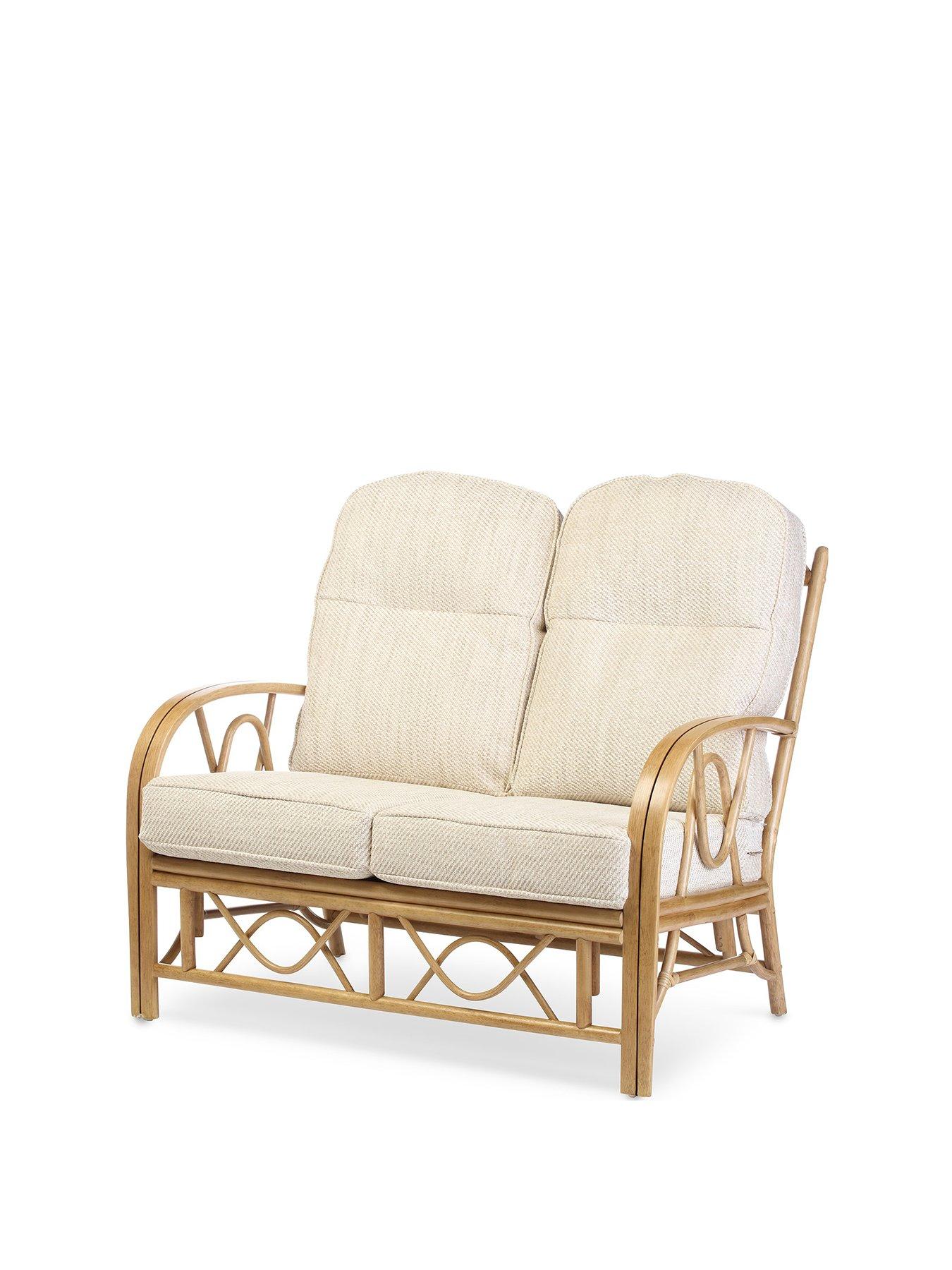 Product photograph of Desser Bali Conservatory 2-seater Sofa from very.co.uk