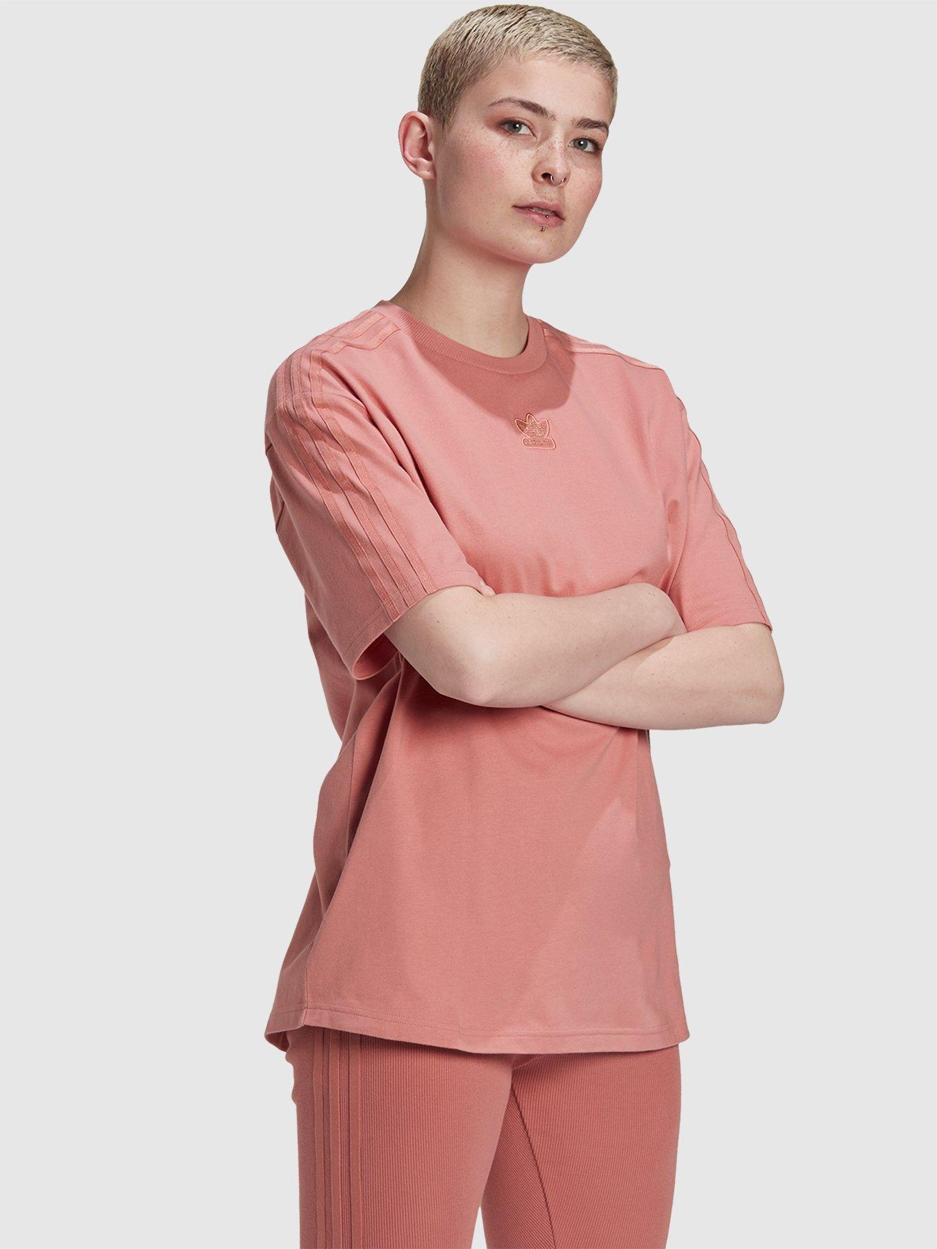 adidas originals new neutrals logo sweatshirt in pink