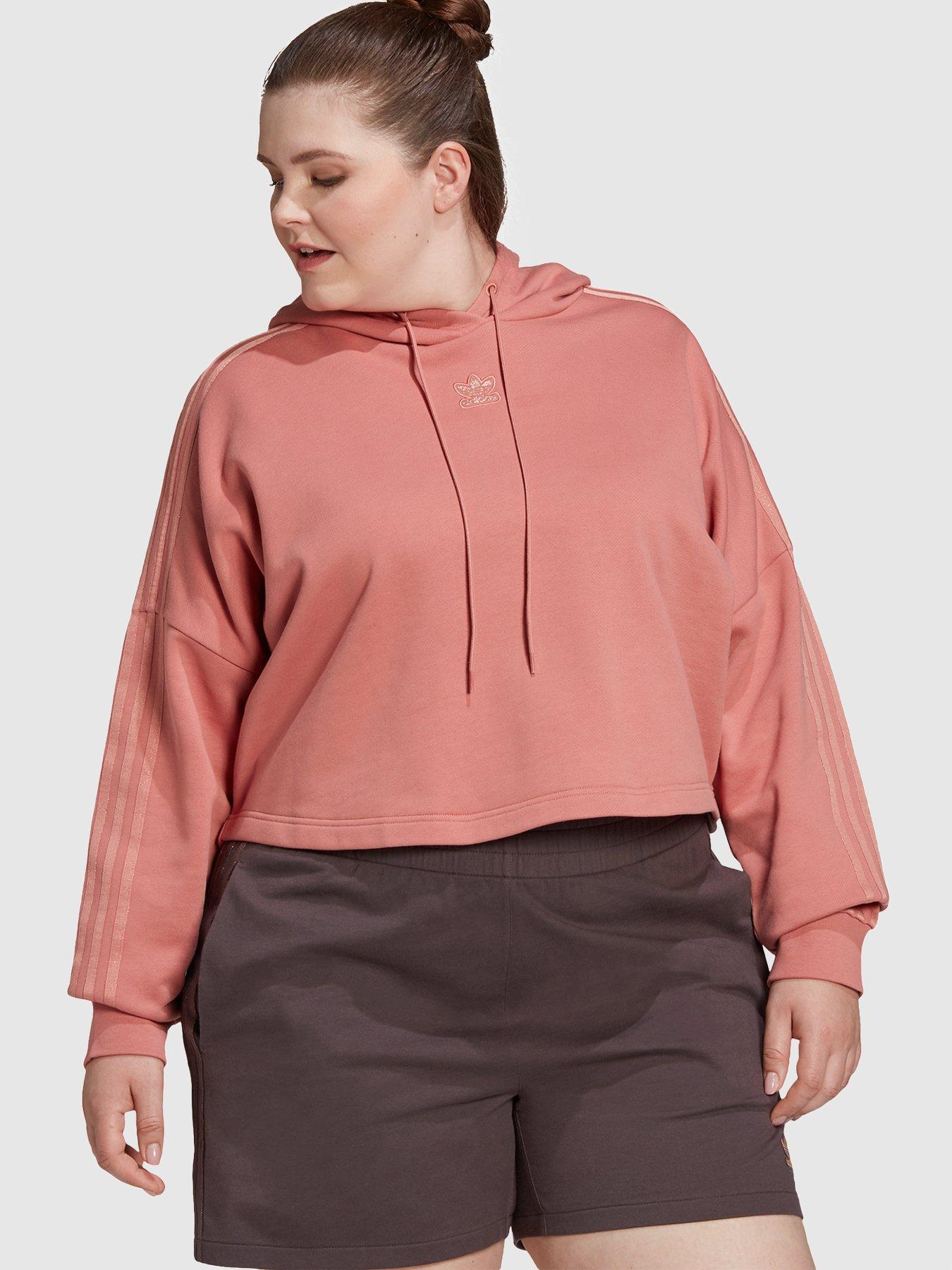 cropped plus size hoodie