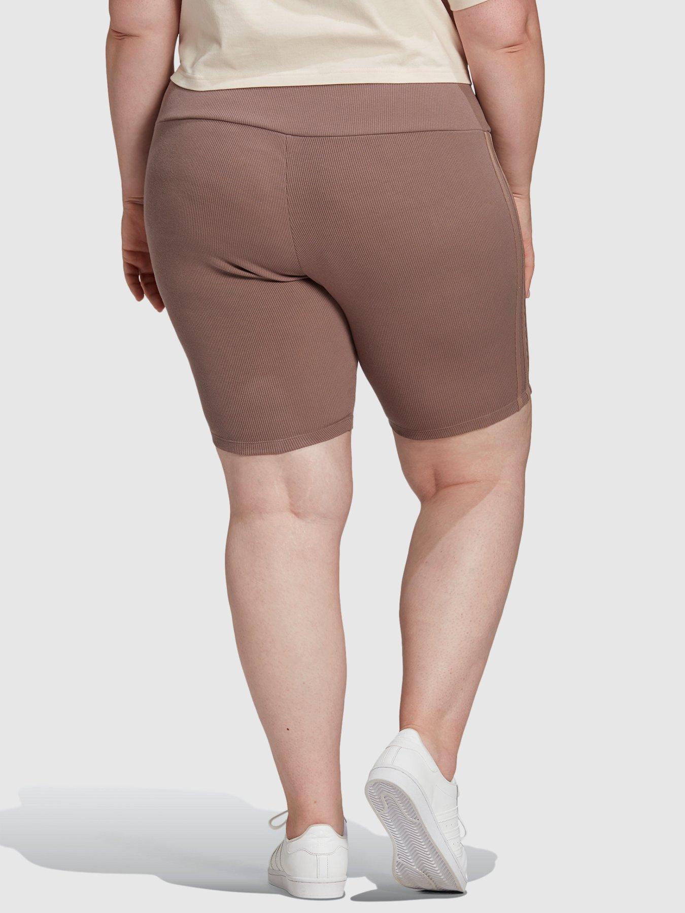 adidas plus size biker shorts