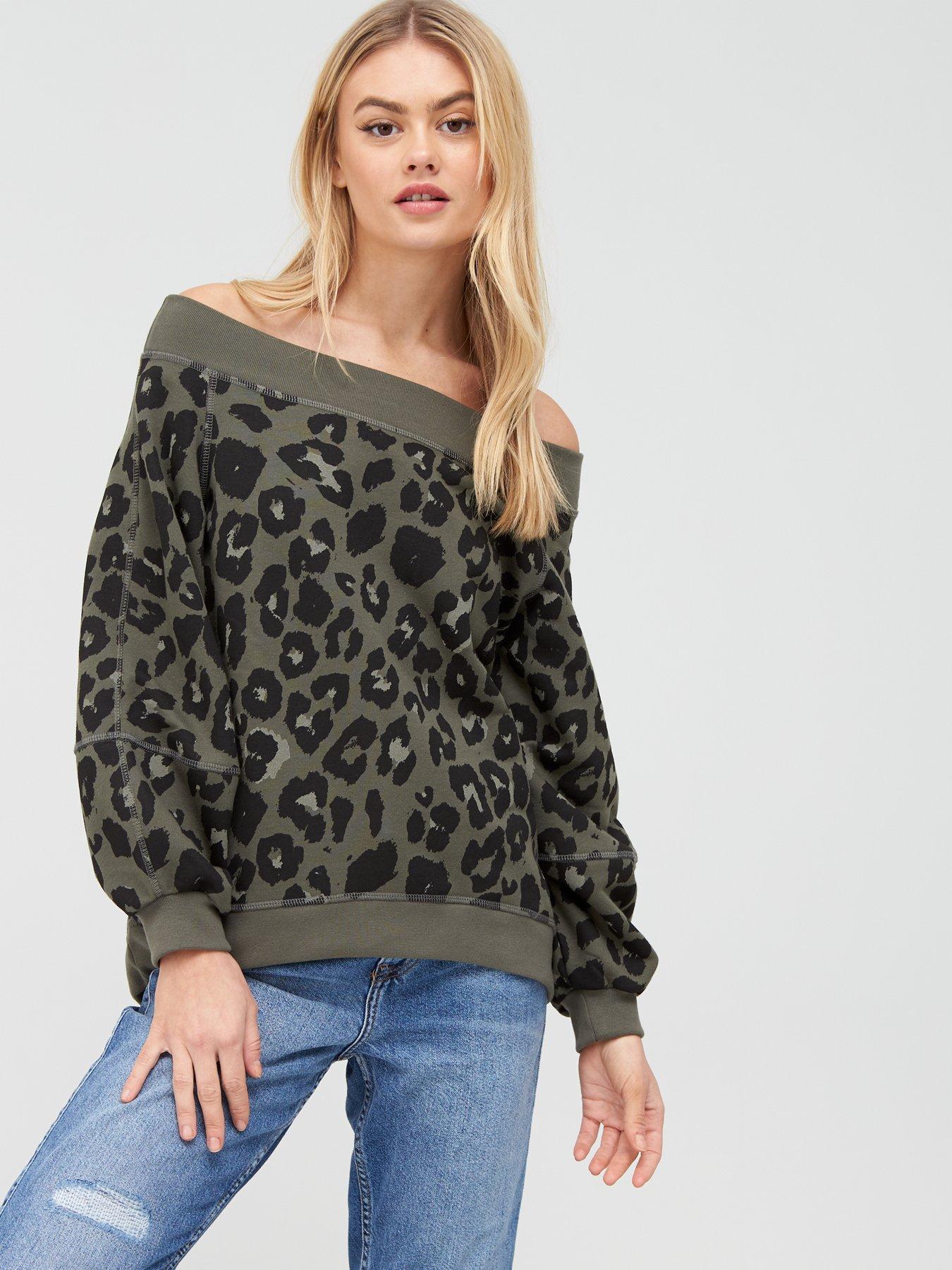 river island leopard print jeans