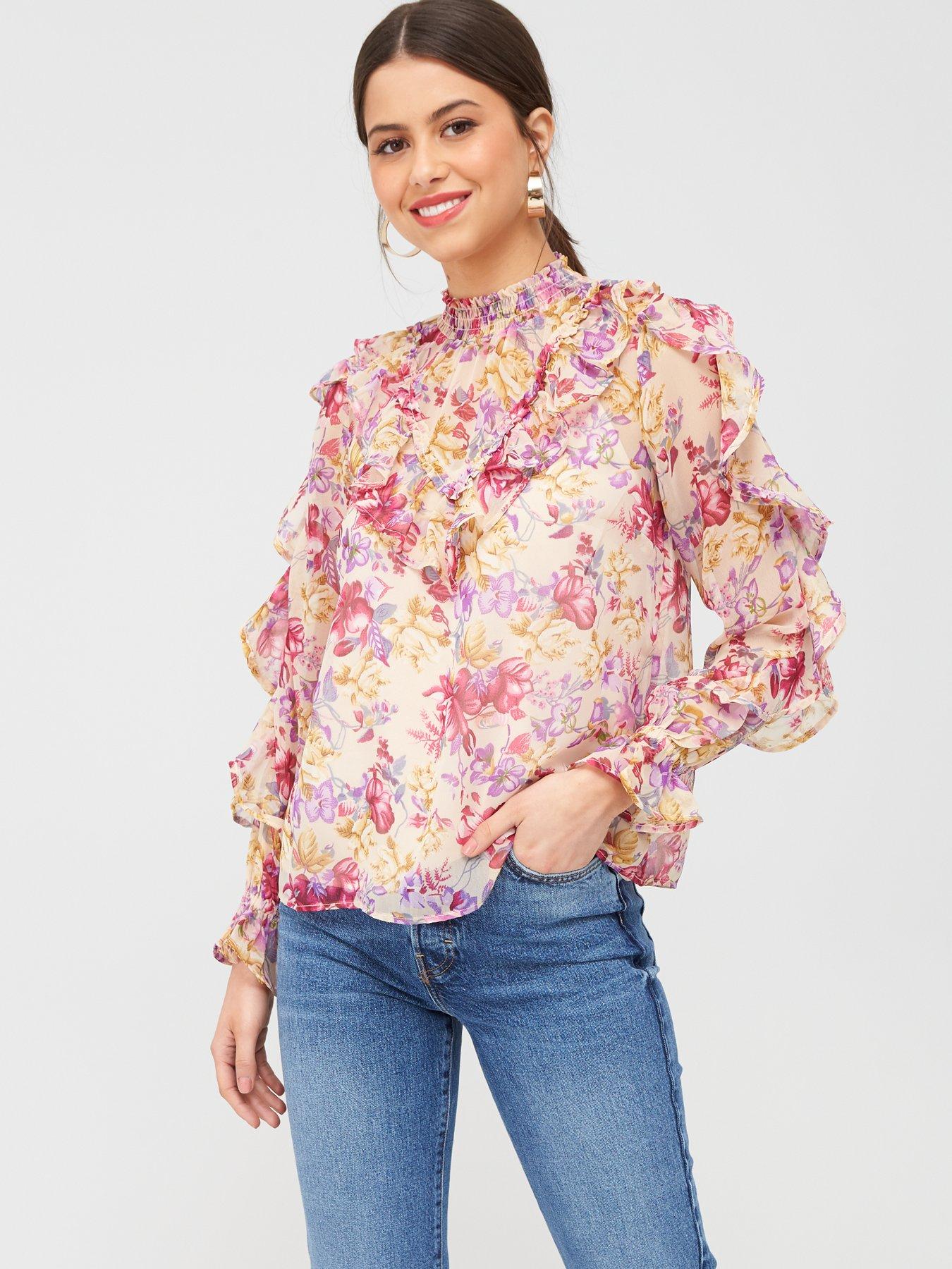 frilly blouses river island