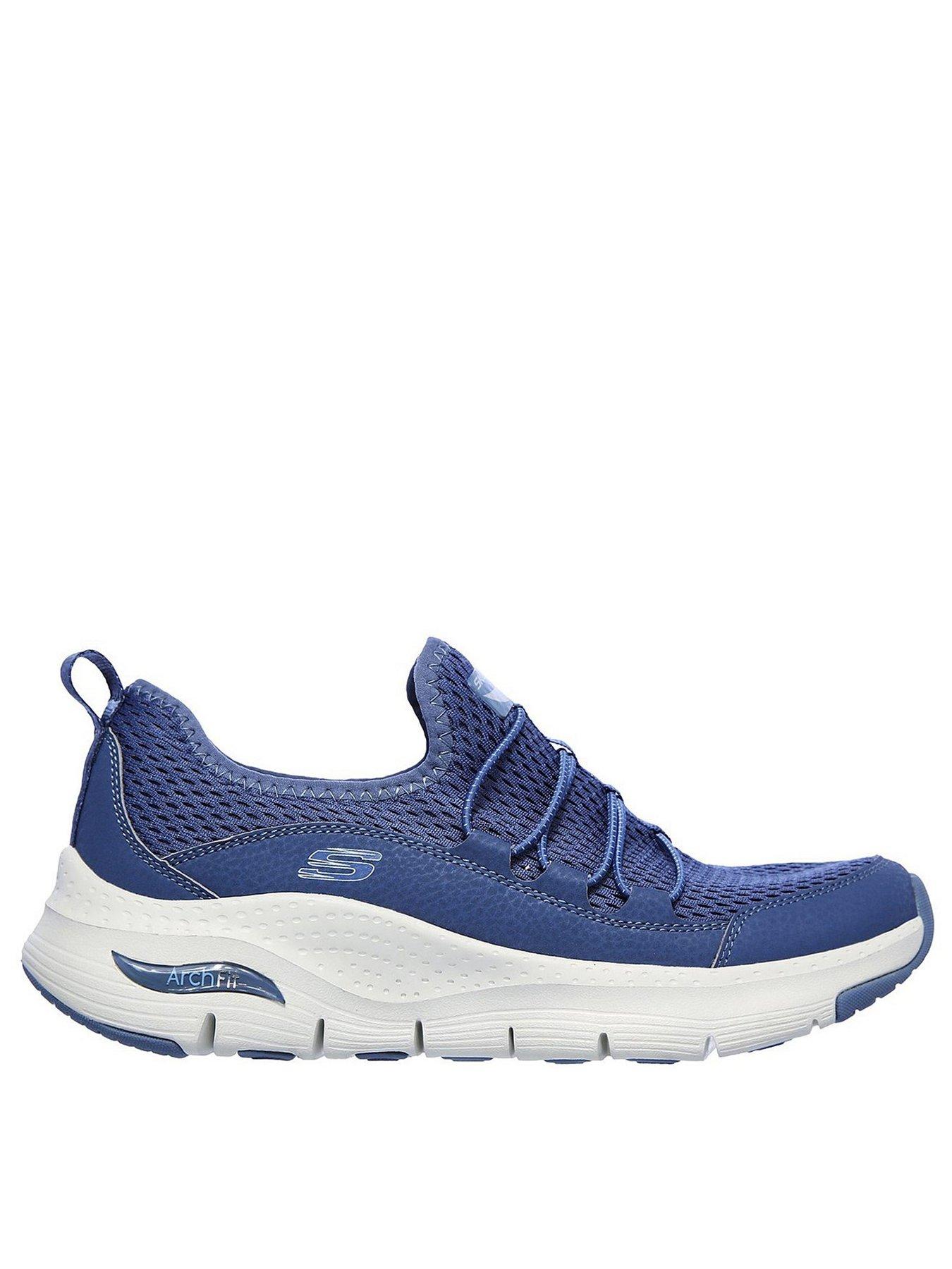 skechers arch support trainers