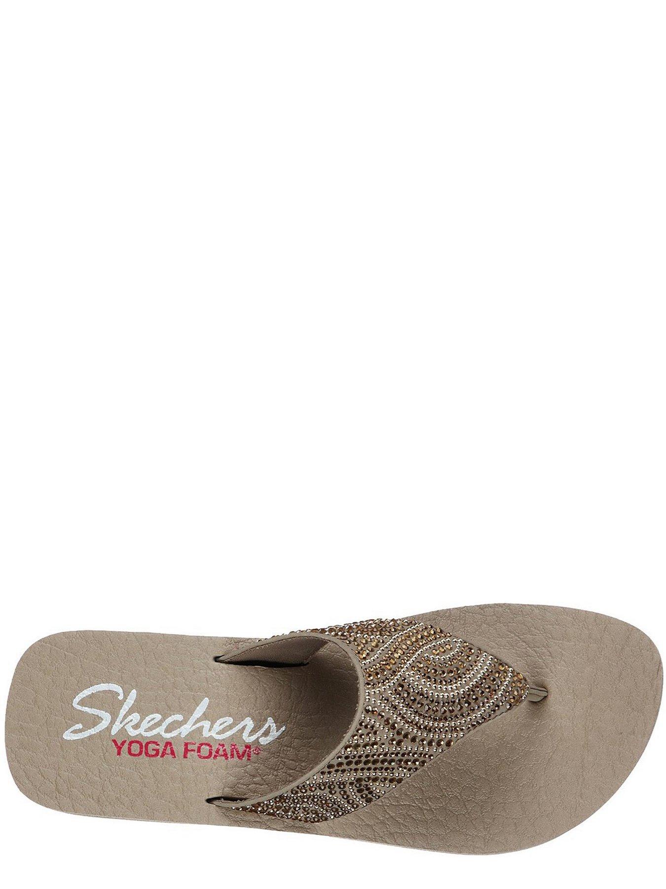 taupe flip flops