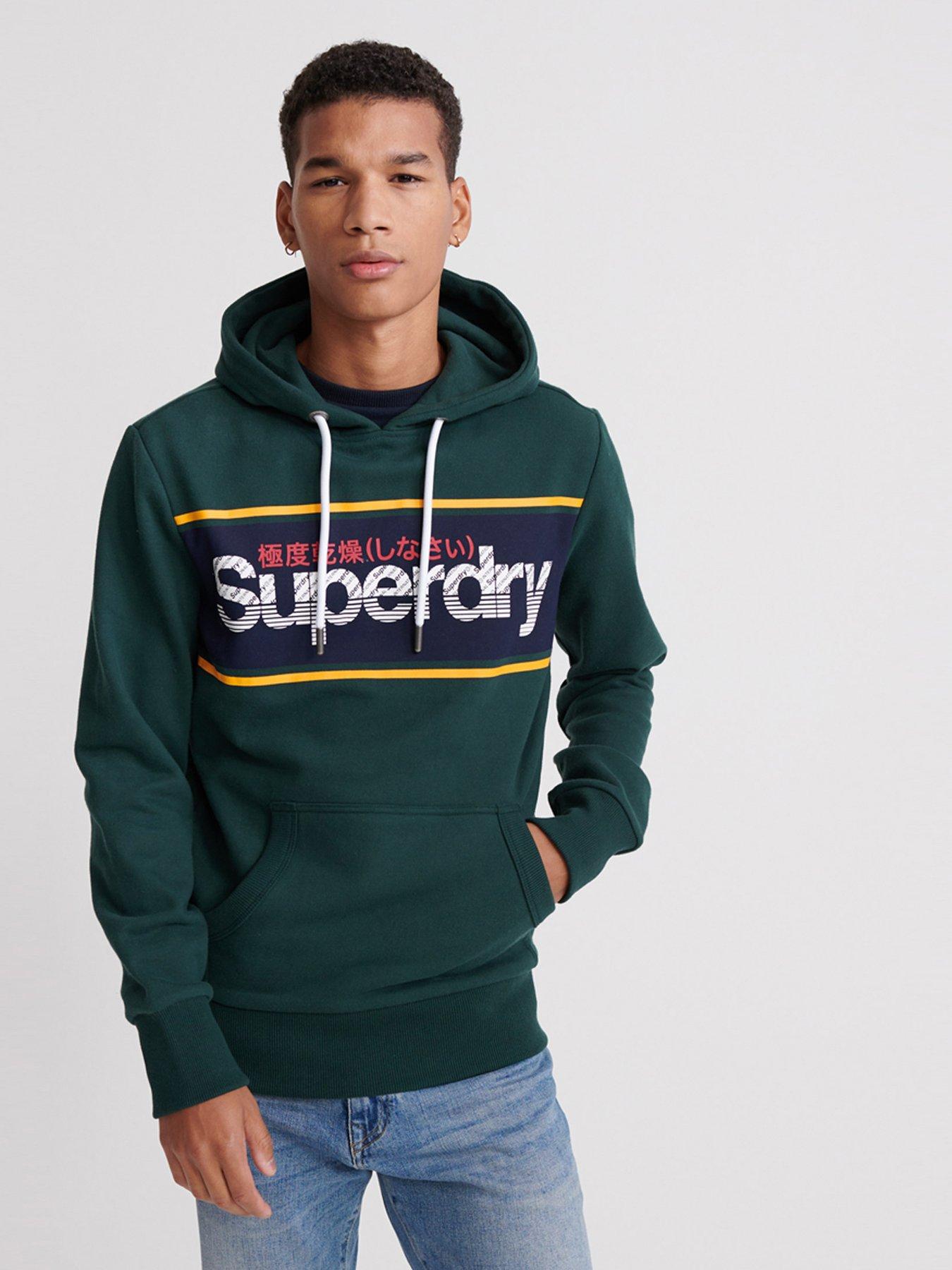 superdry green sweatshirt