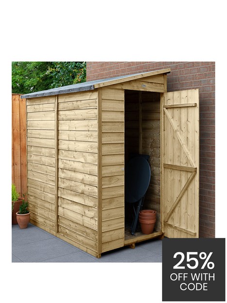 forest-6-xnbsp3ft-value-overlap-dip-treated-windowless-pent-shed