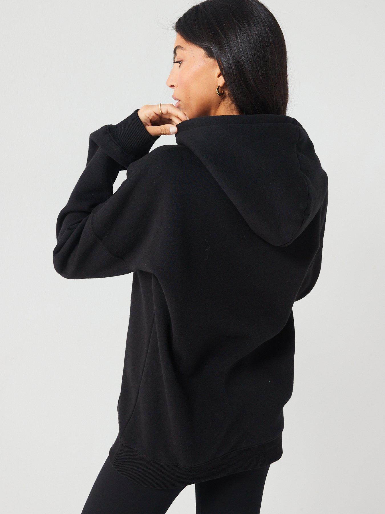 Everyday Oversized Hoodie - Black | very.co.uk