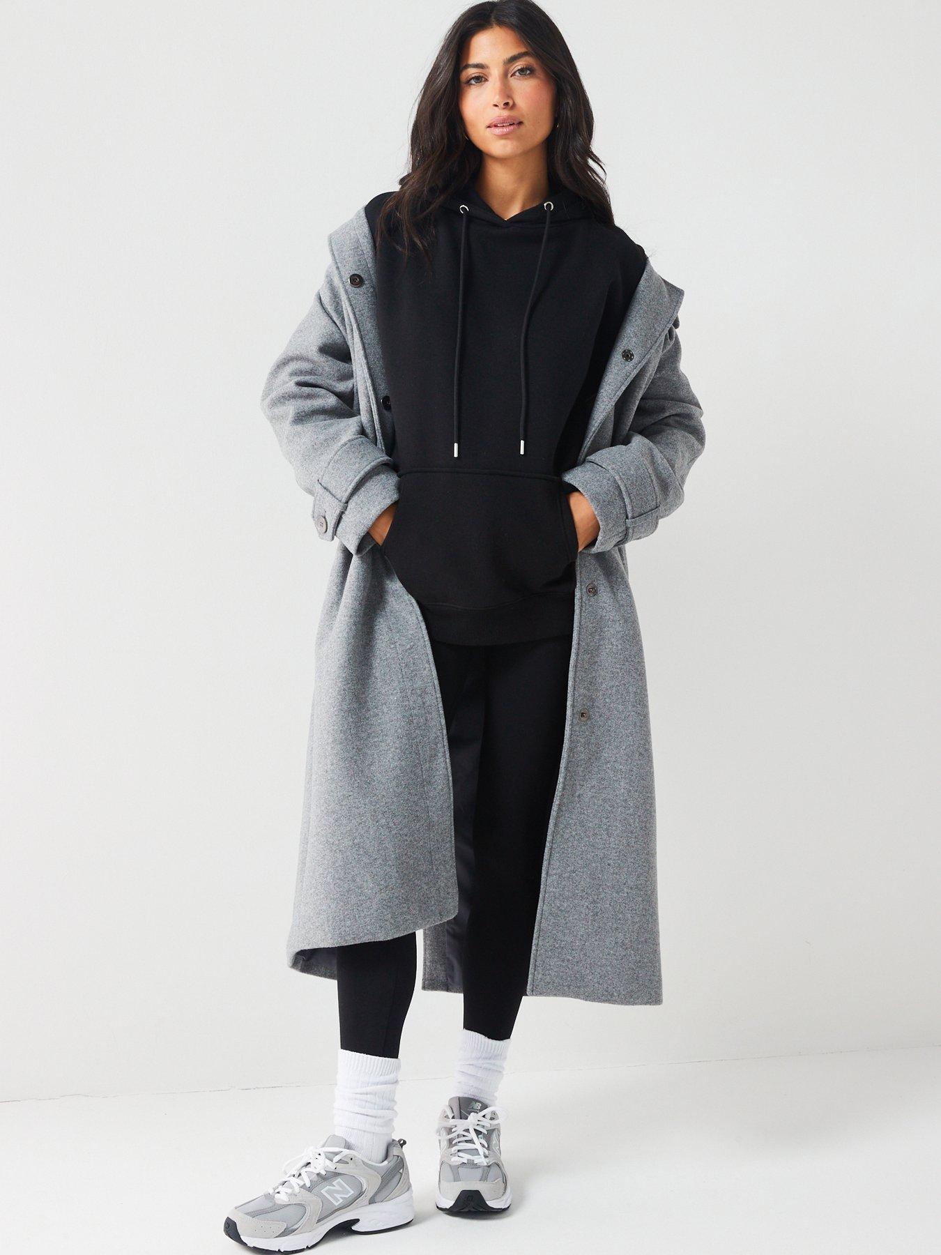 ASOS DESIGN super oversized hoodie in dark brown