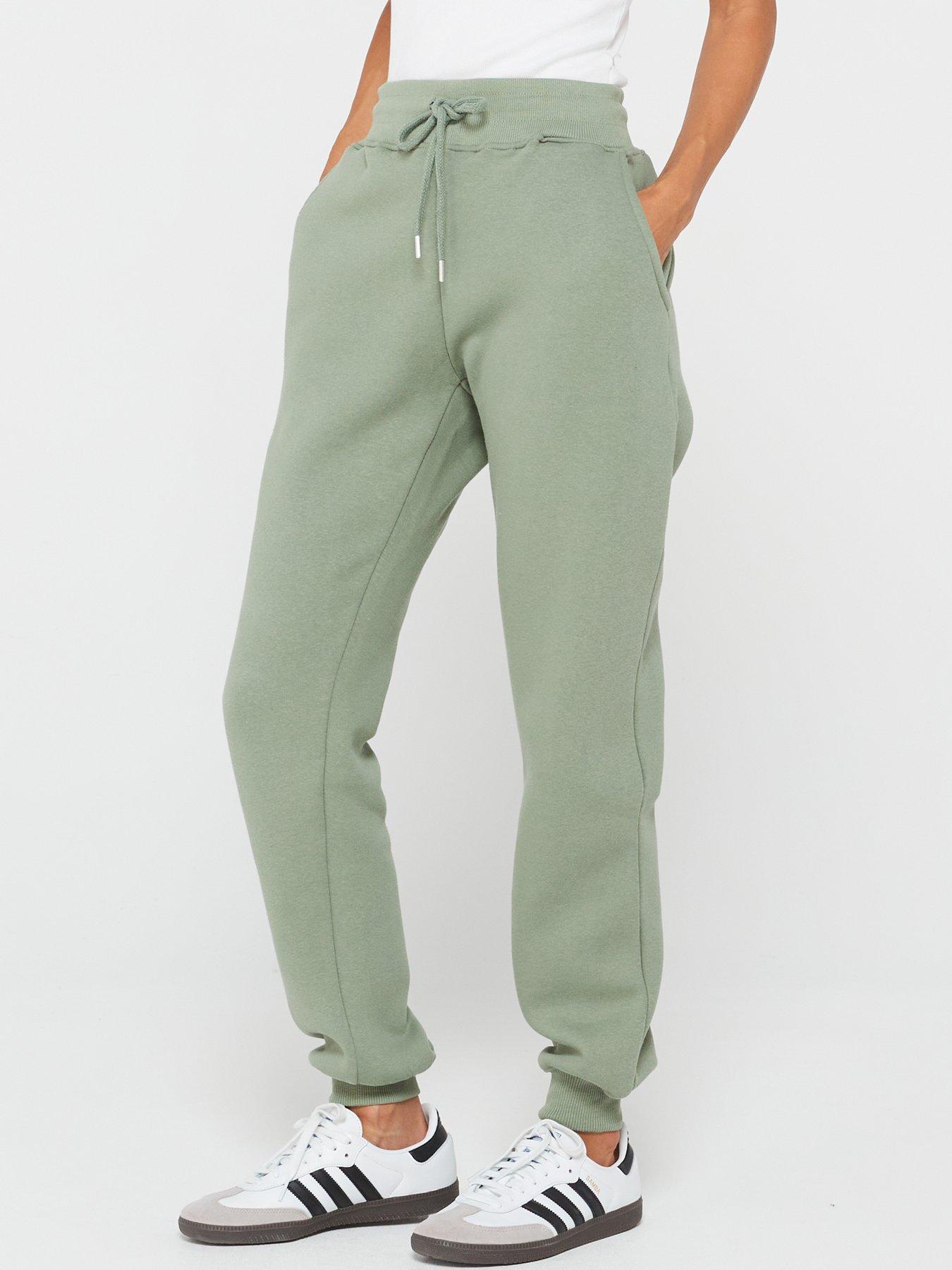 nike skinny joggers sage green