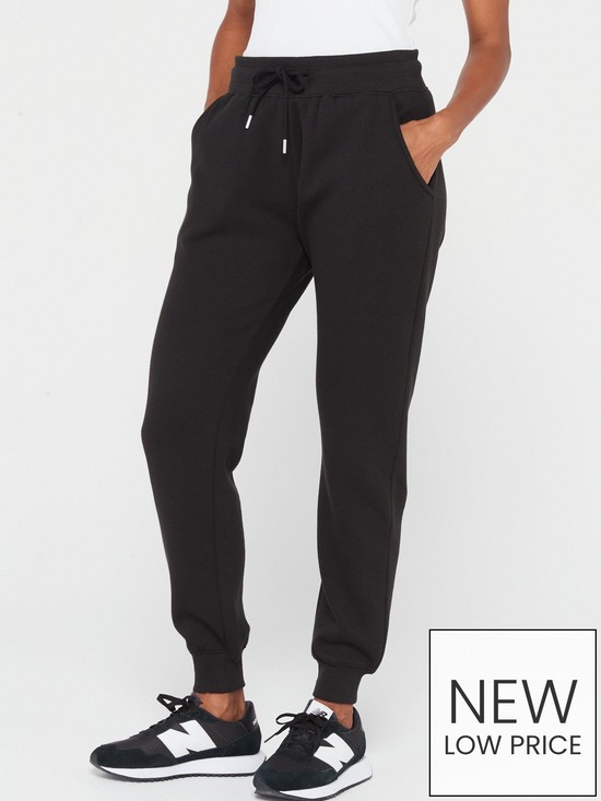 front image of v-by-very-the-essential-joggers-black
