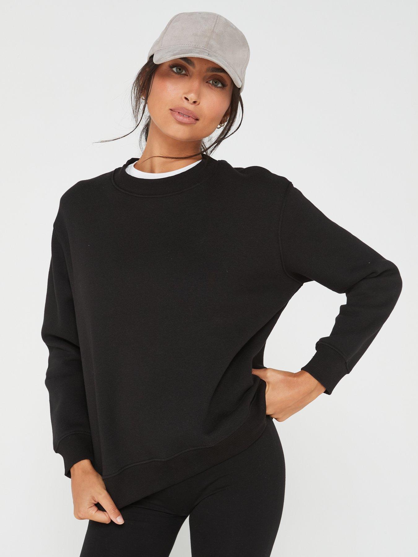 The Essential Crew Neck Sweat Black