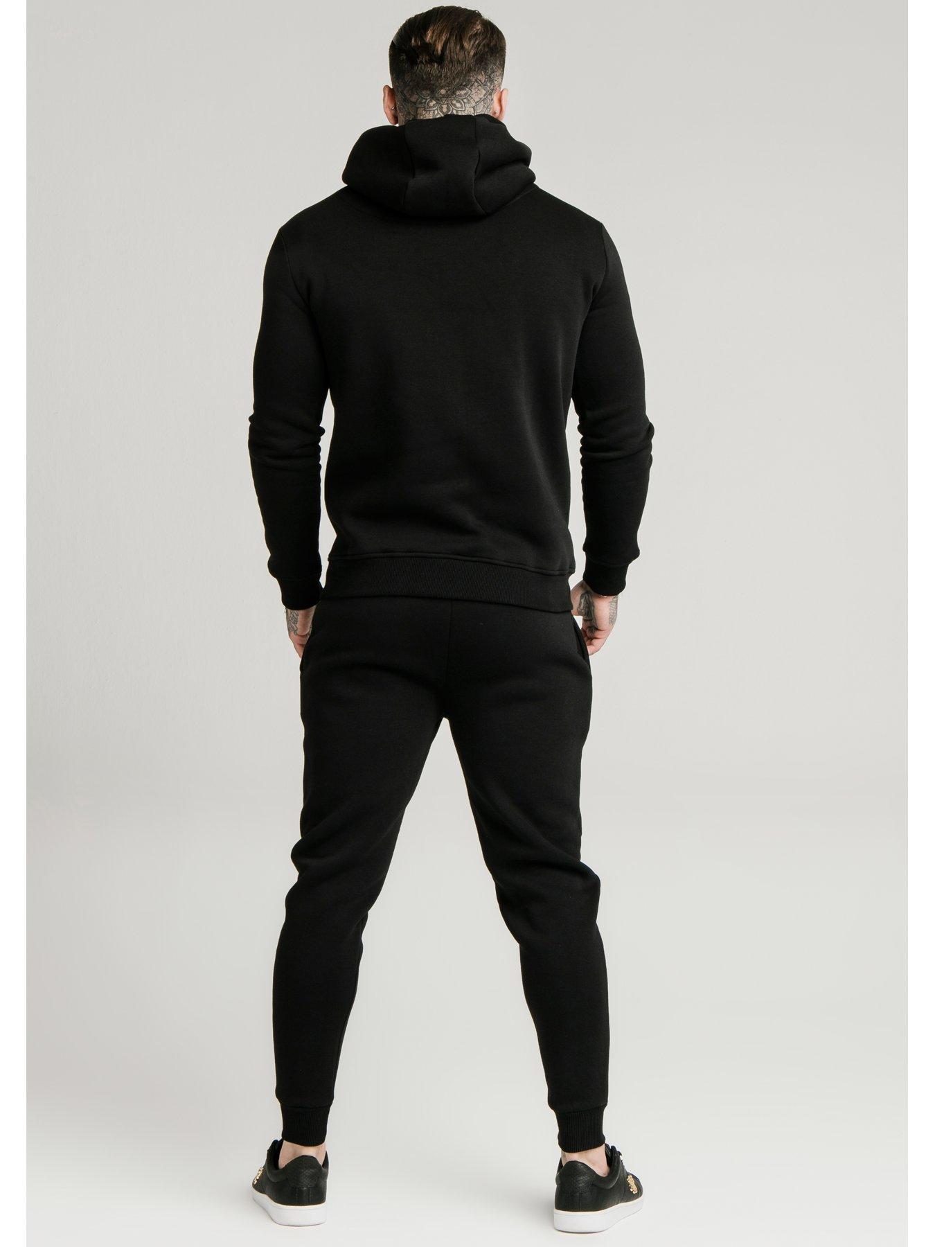 siksilk muscle fit overhead hoodie