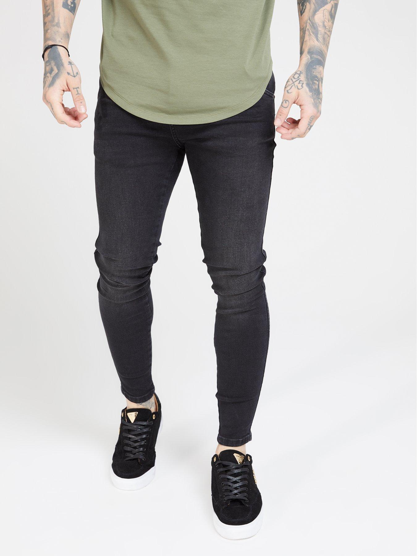 sik silk black jeans