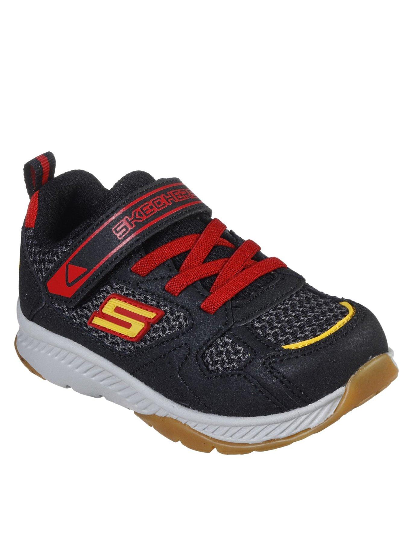 skechers red trainers