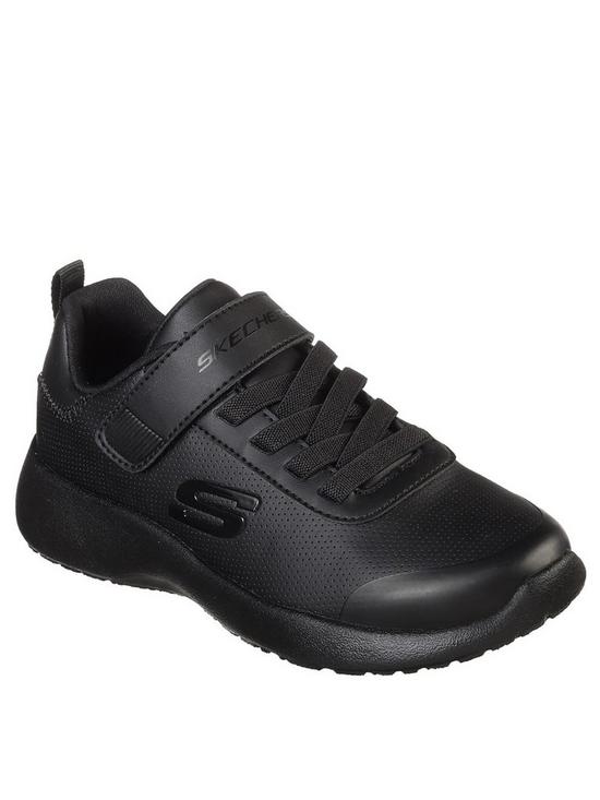 Skechers Dynamight Boys Day School Shoes - Black | very.co.uk