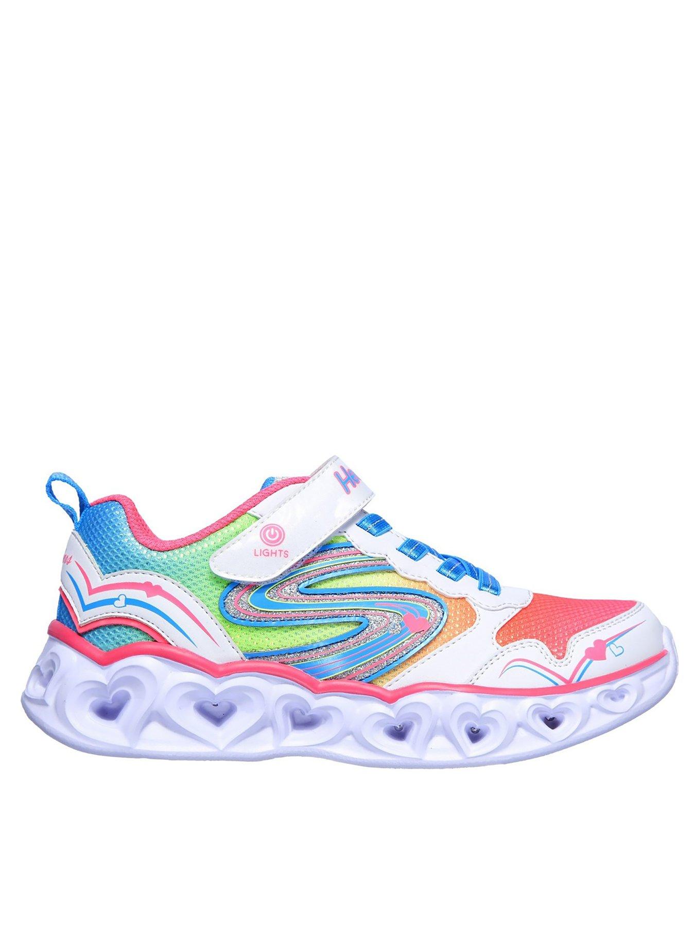 skechers heart lights on off switch