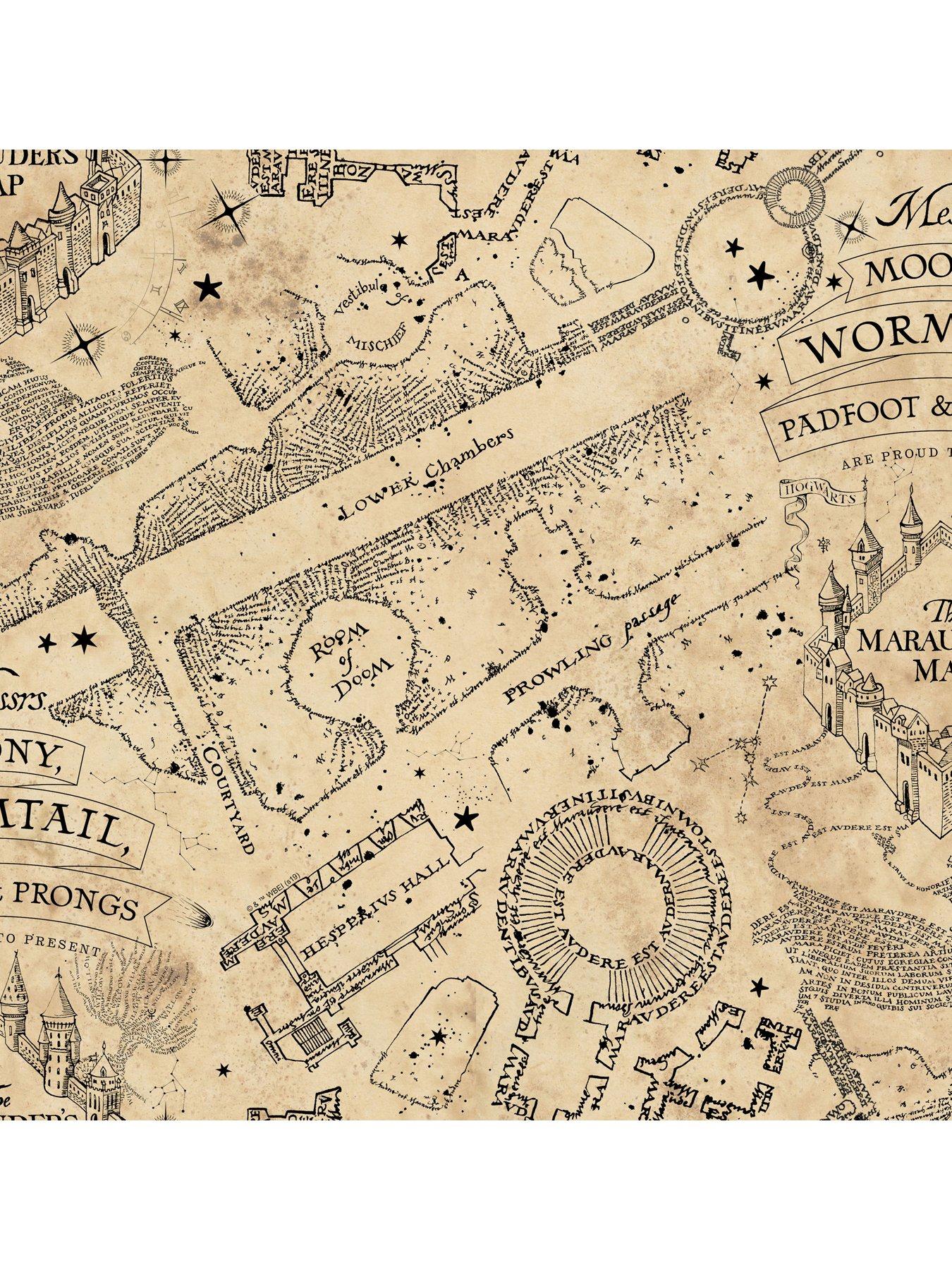 Marauders Map Poster Mischief Managed Harry Potter Inspired Deacl ...