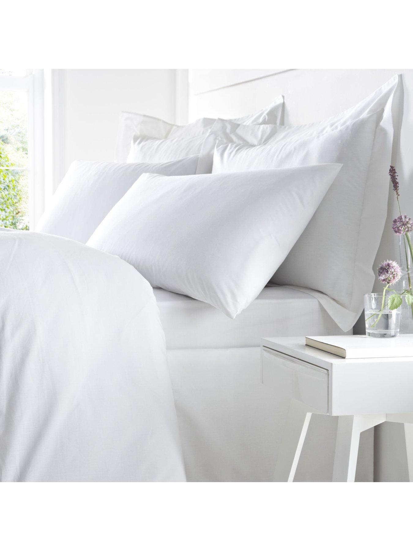 Details about   White Fitted Sheets Extra Deep 16"/40CM Polycotton Kingsize Fitted Bed Sheets 