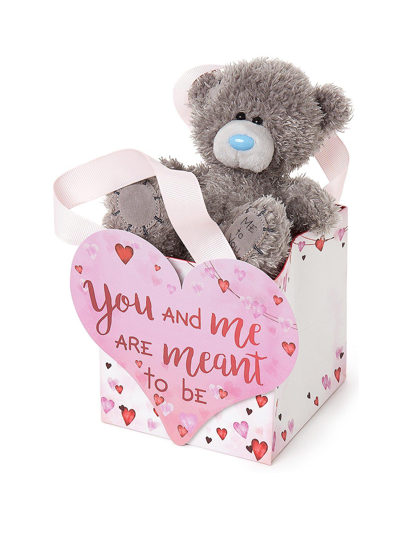 Me To You Me To You Valentines Bear In A Bag With Card Very Co Uk