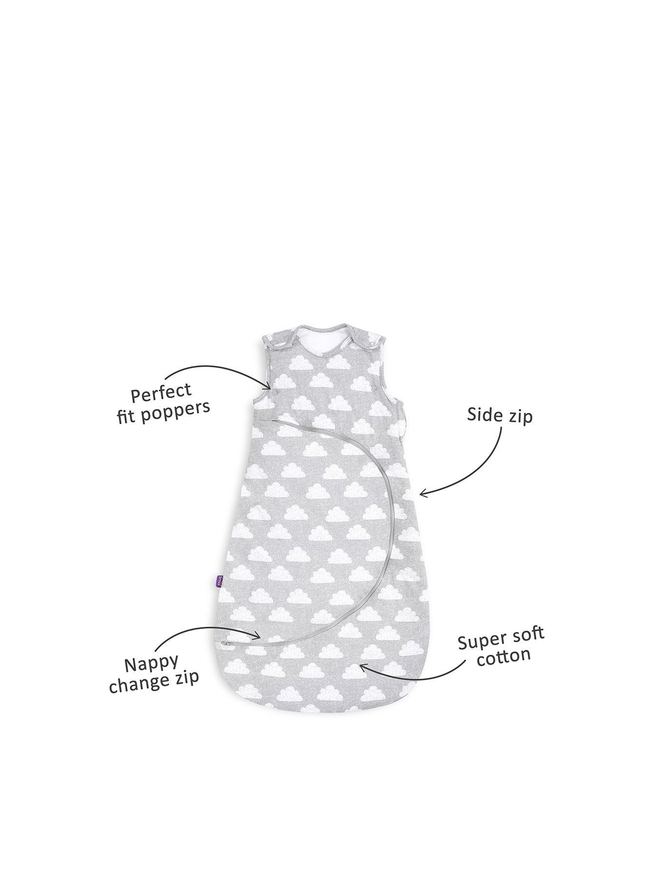 Image 3 of 5 of Snuz Pouch Sleeping Bag, 2.5 Tog - Cloud, 0-6 Months