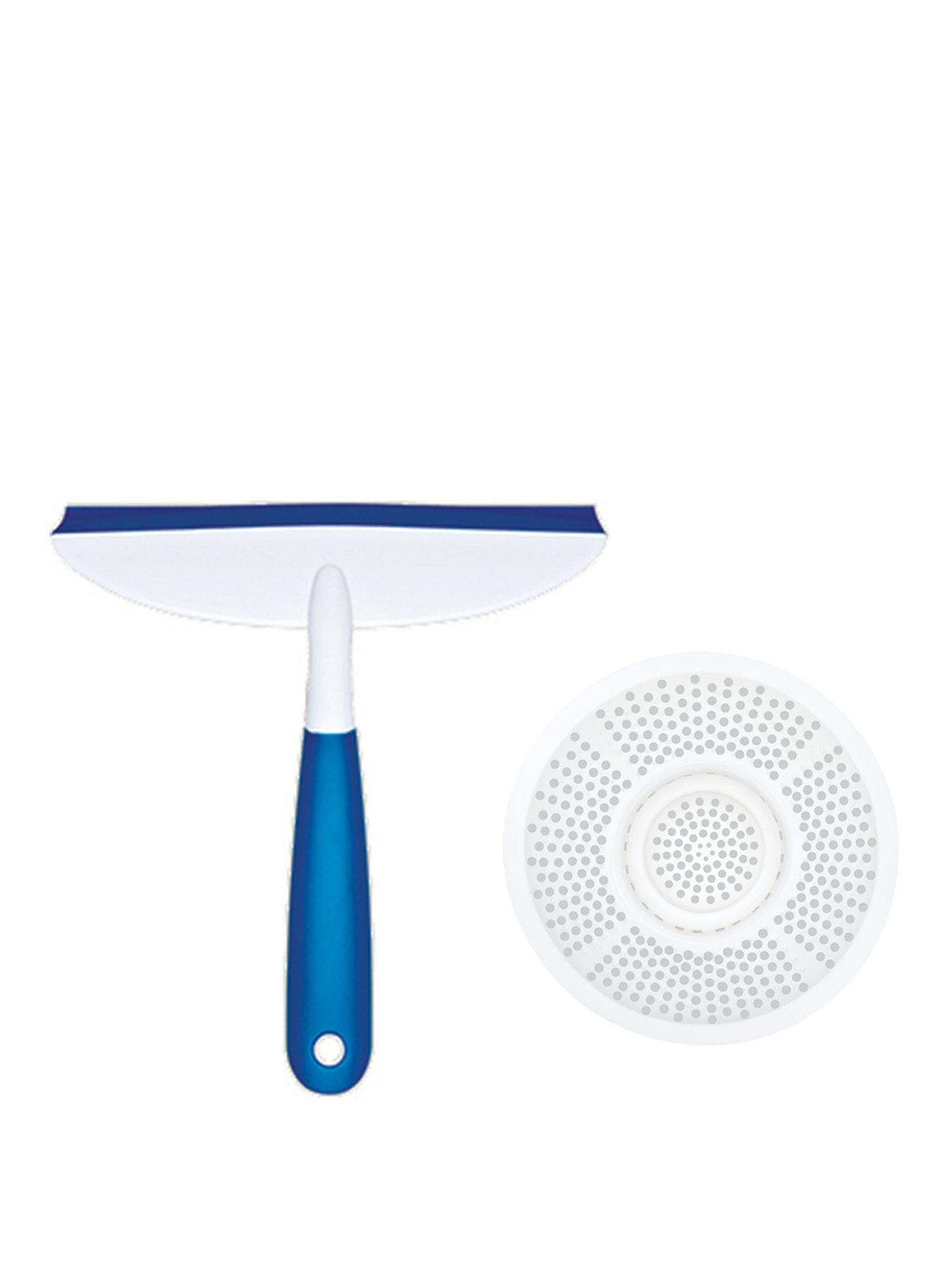 Product photograph of Aqualona Squeegee And Hair Stopper Set from very.co.uk