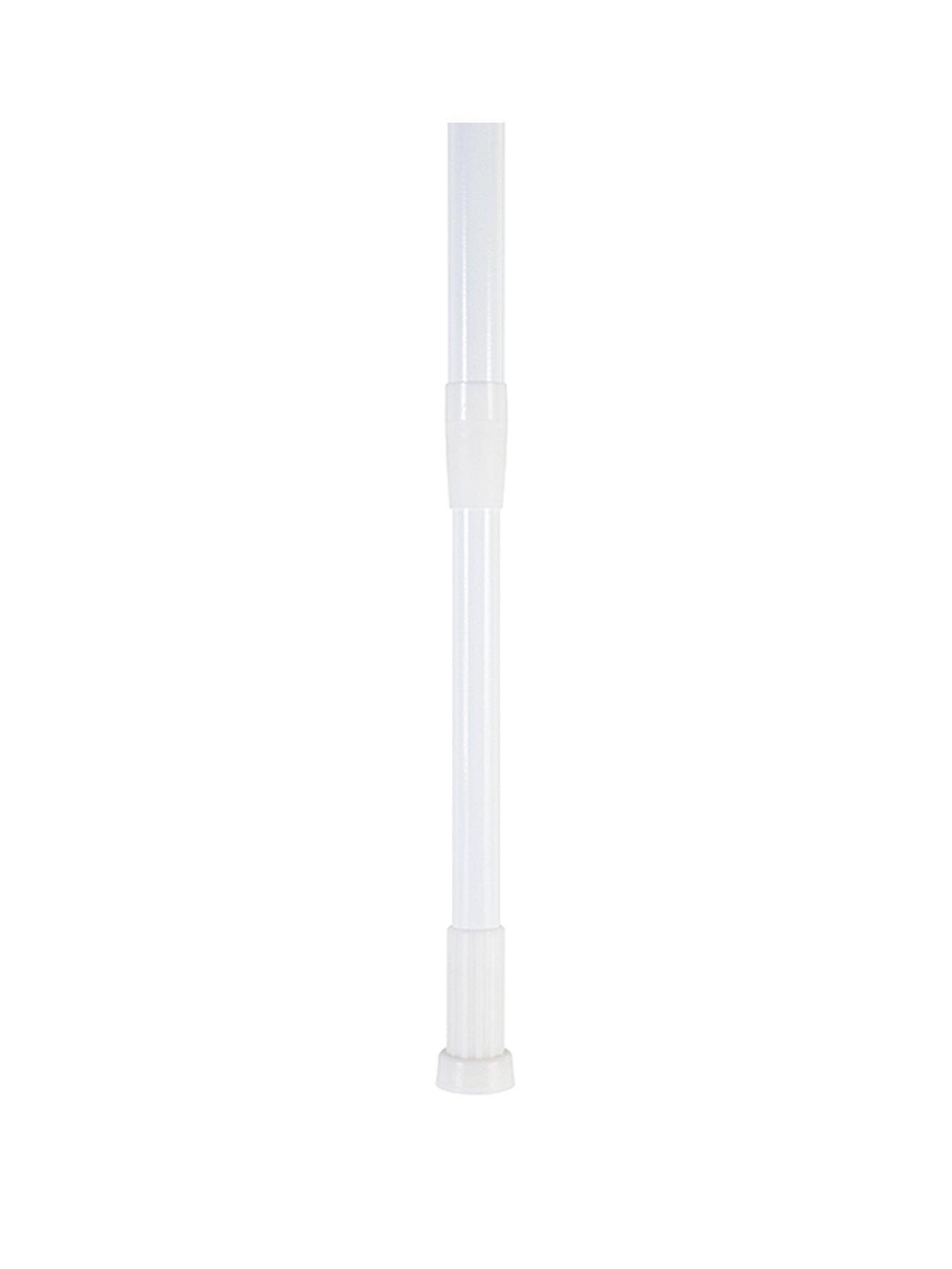 Product photograph of Aqualona Extra Long Slimline Expanding Shower Curtain Rail from very.co.uk