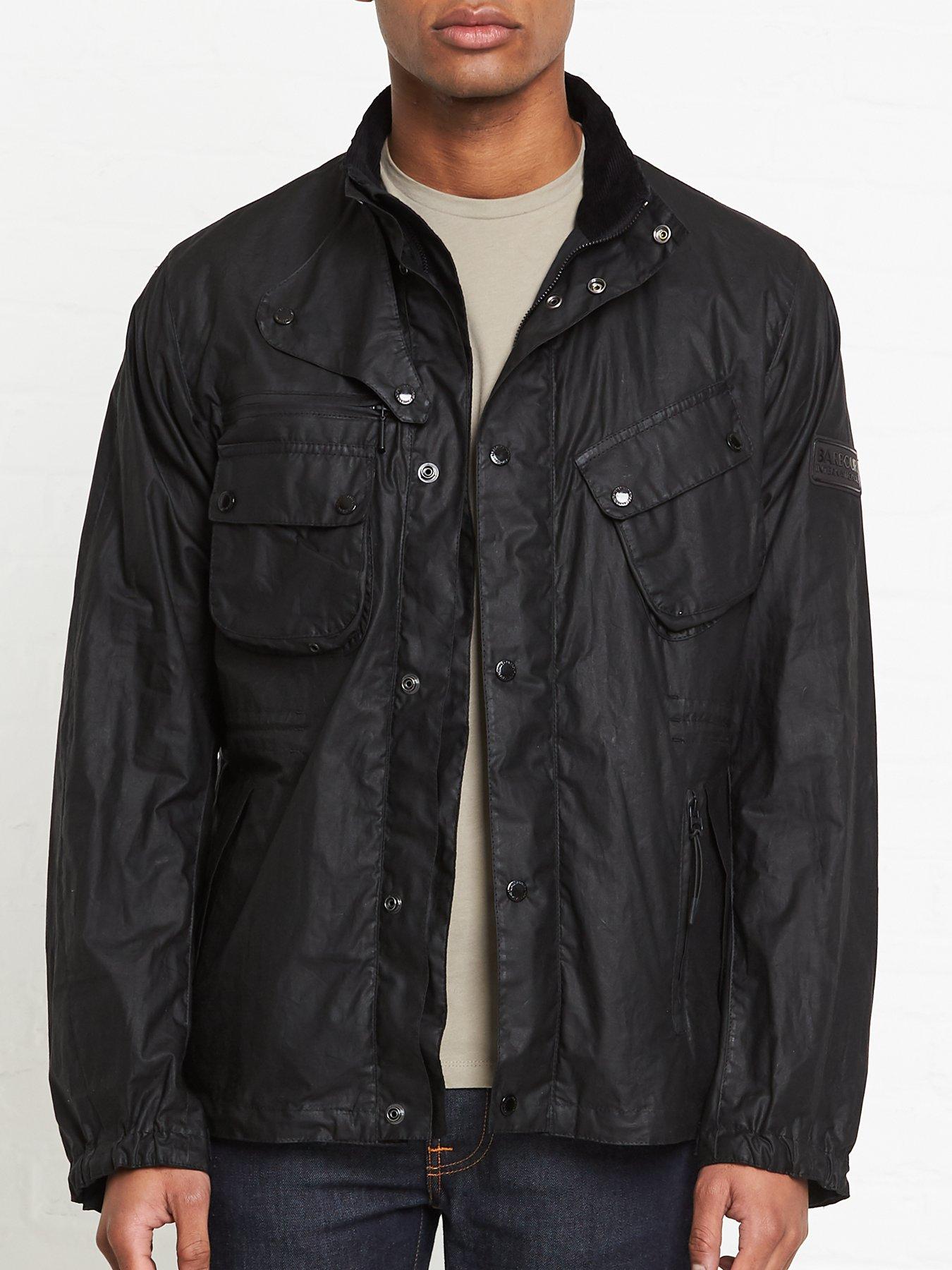 barbour international black jacket