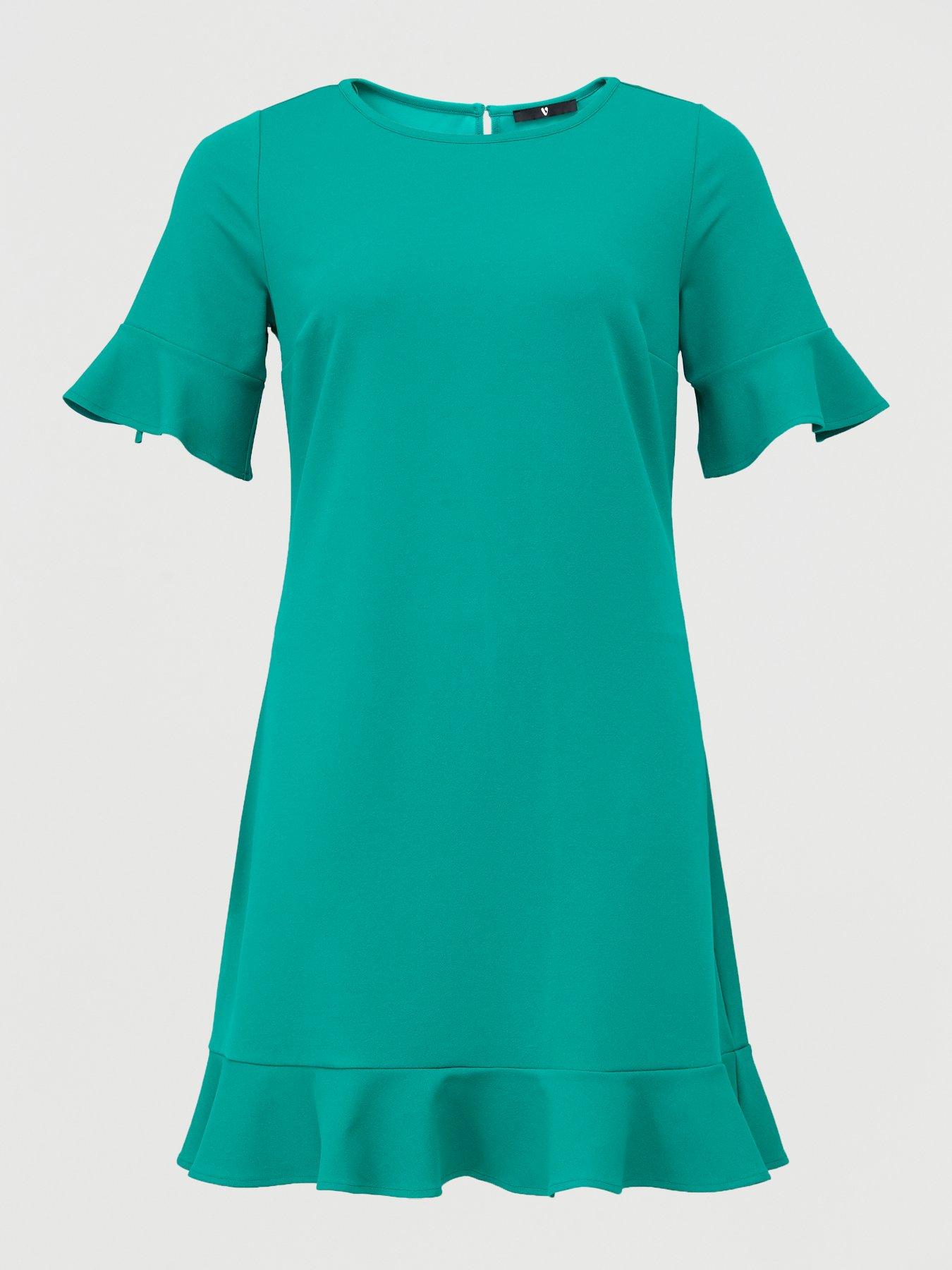 plus size green dresses uk