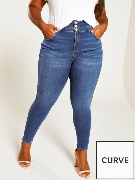 v-by-very-curve-shaping-high-waisted-skinny-jeans-dark-wash
