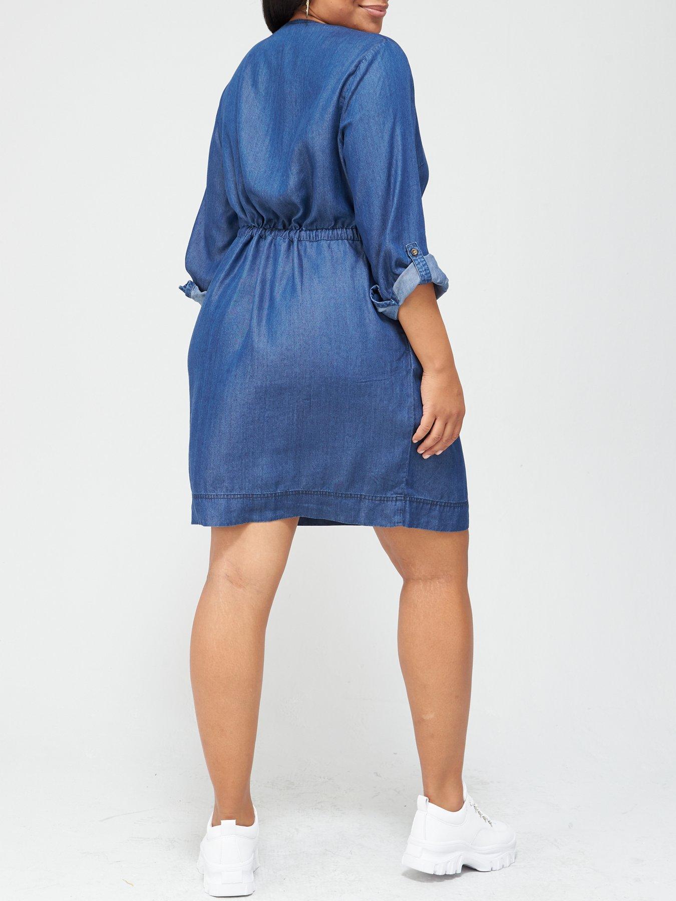 v by very denim dress