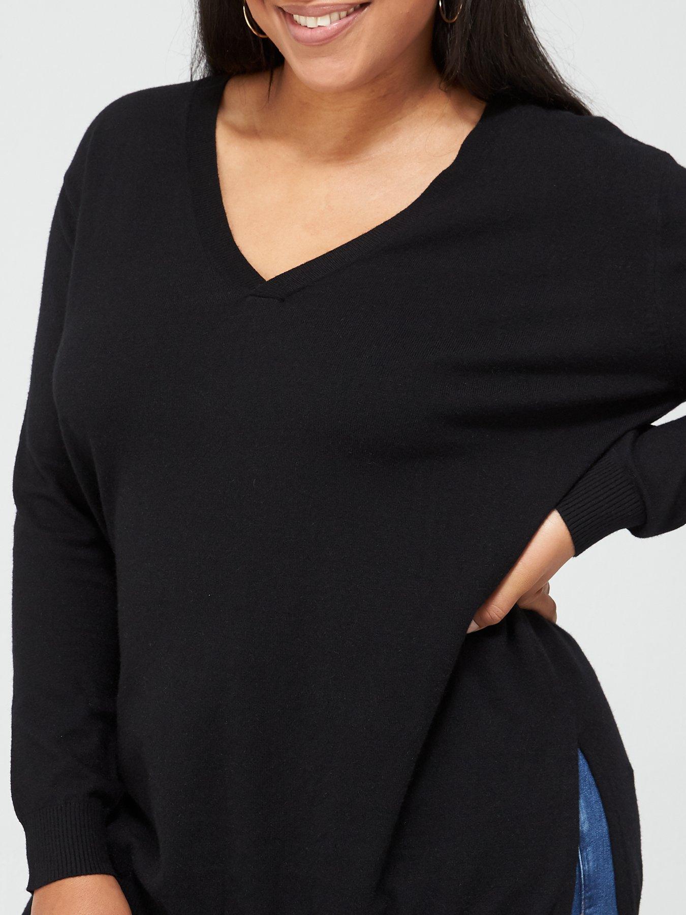 Black | Jumpers | Plus Size | Knitwear 