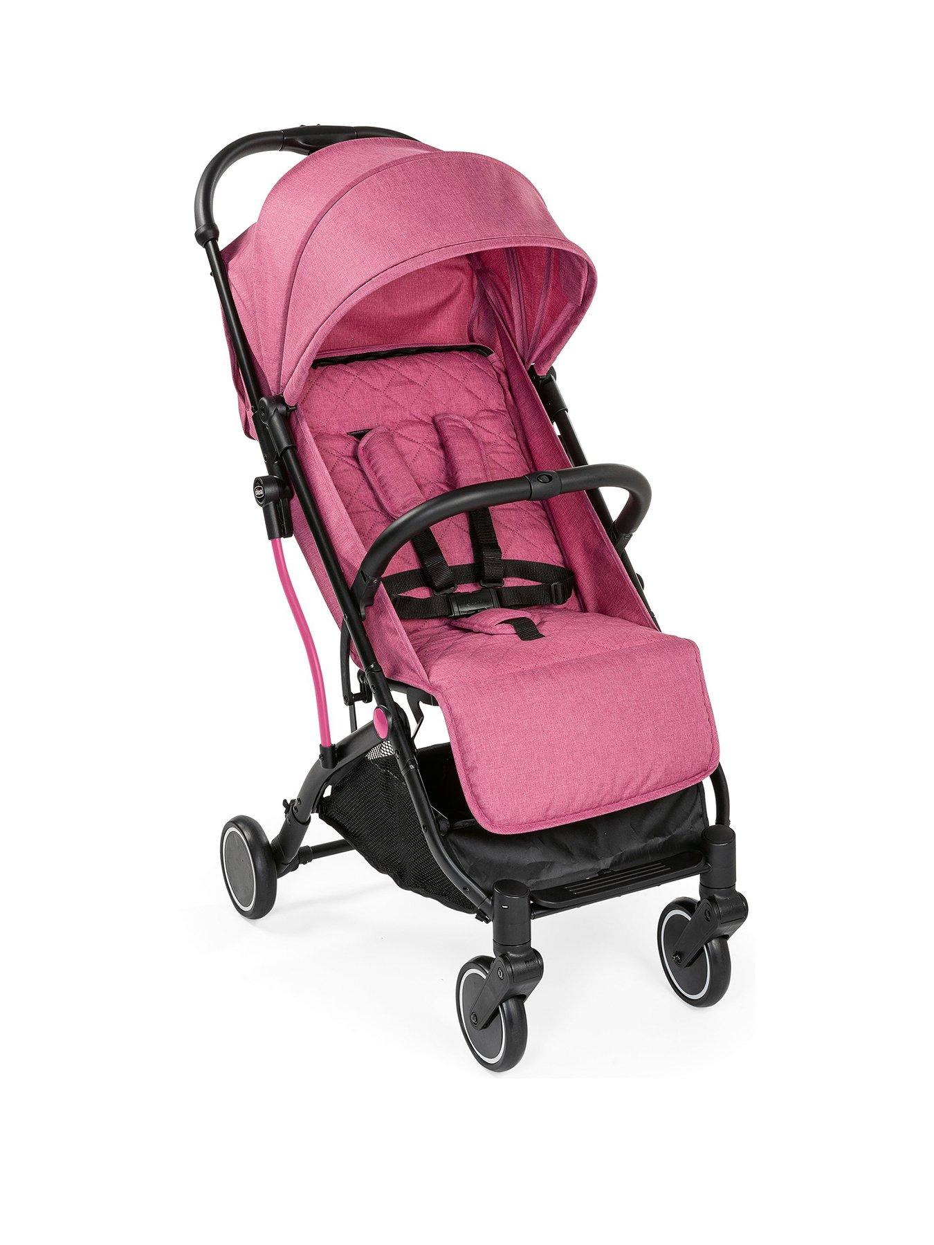 pink buggies and strollers