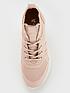  image of v-by-very-ainsdale-knit-clear-sole-trainers-blush
