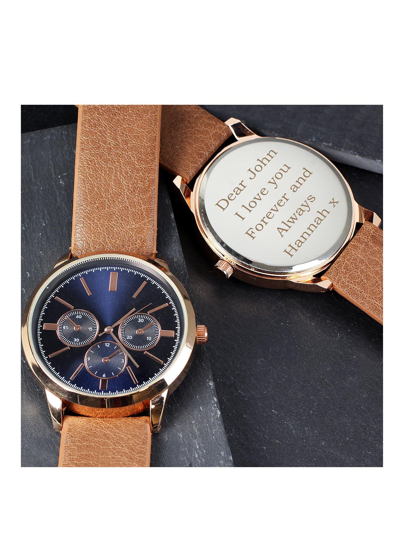 Rose gold hotsell mens watch