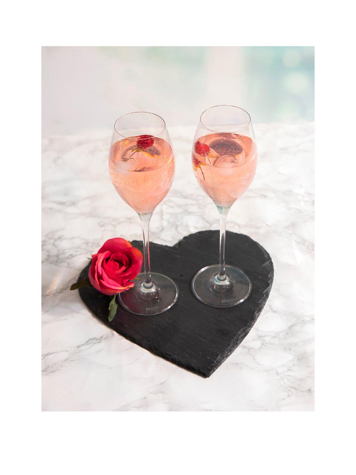 Maxwell & Williams Artesa Slate Heart Platter And Maxwell & Williams Prosecco Glasses review