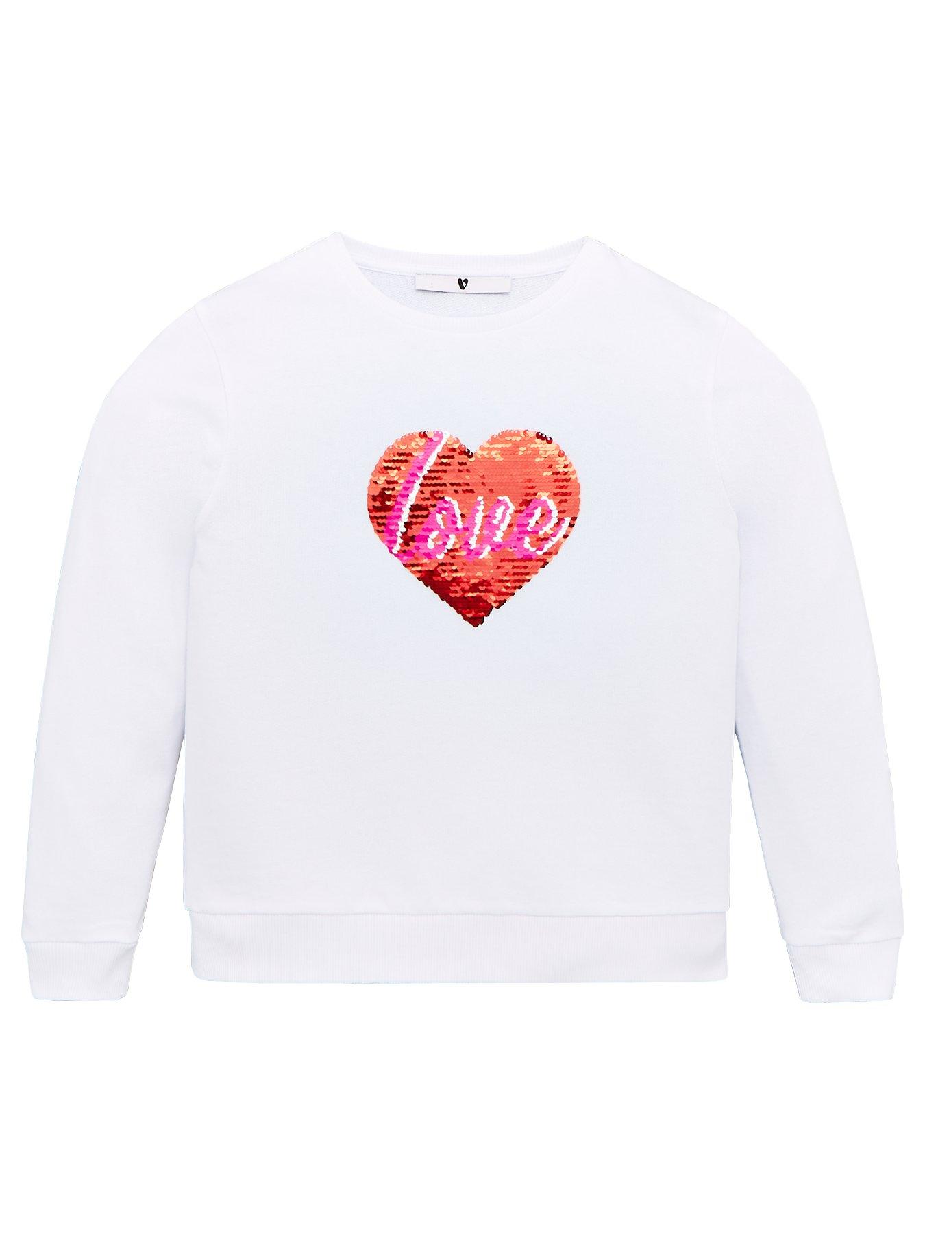 V By Very Girls Love Reversible Sequin Sweat Shirt review