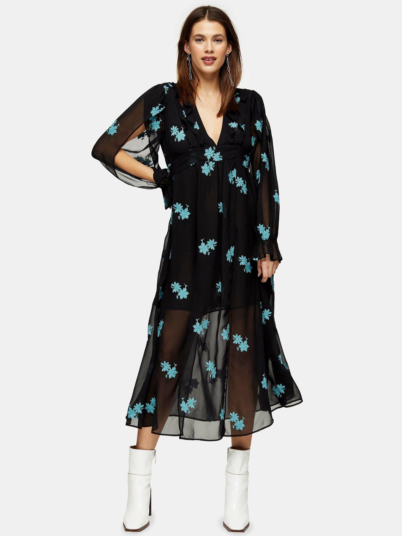 topshop midaxi dress