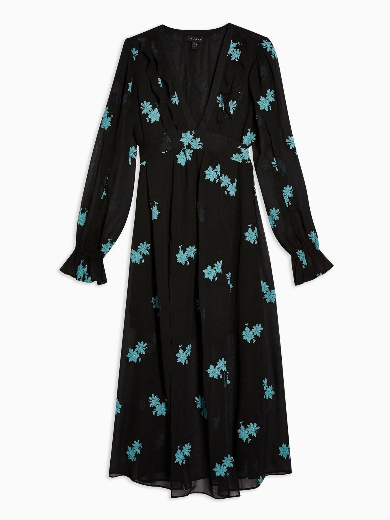 topshop midaxi dress