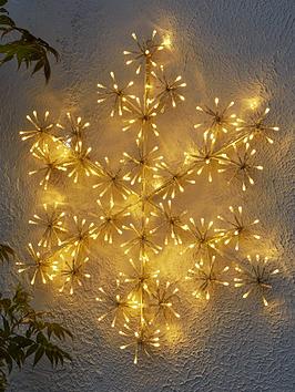 Product photograph of Snowflake Light Outdoor Christmas Decoration from very.co.uk