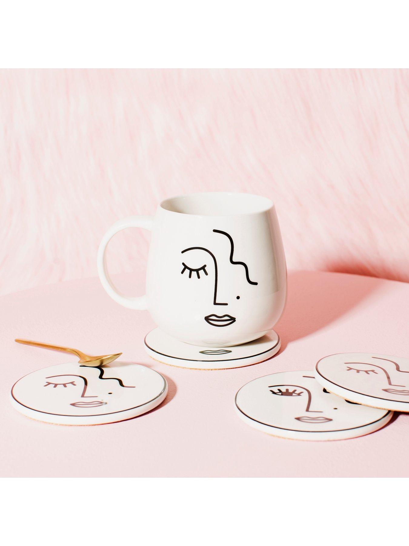Sass & Belle Abstract Face Mug | very.co.uk