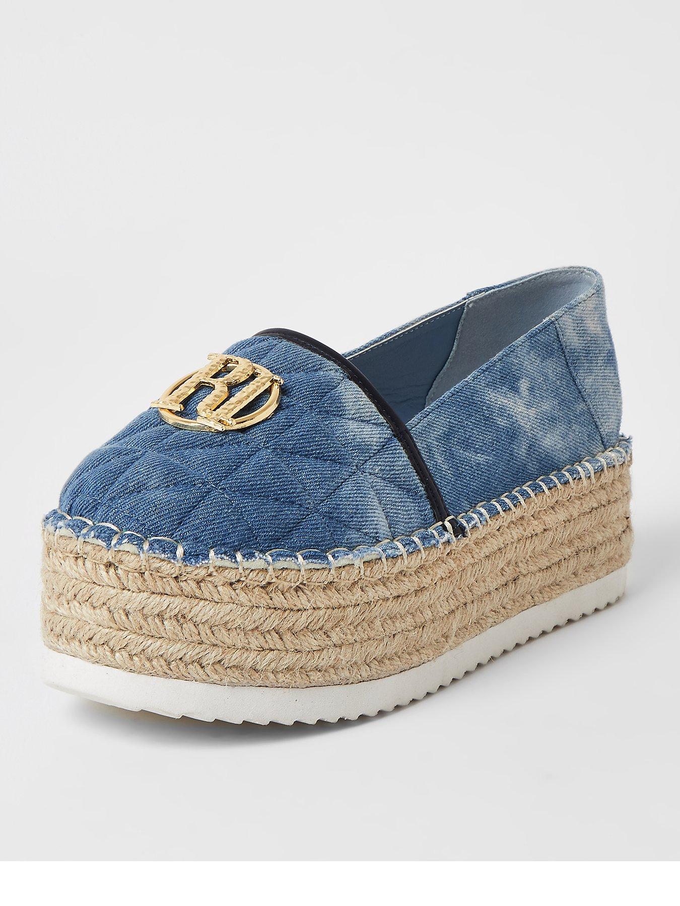 river island flatform espadrilles