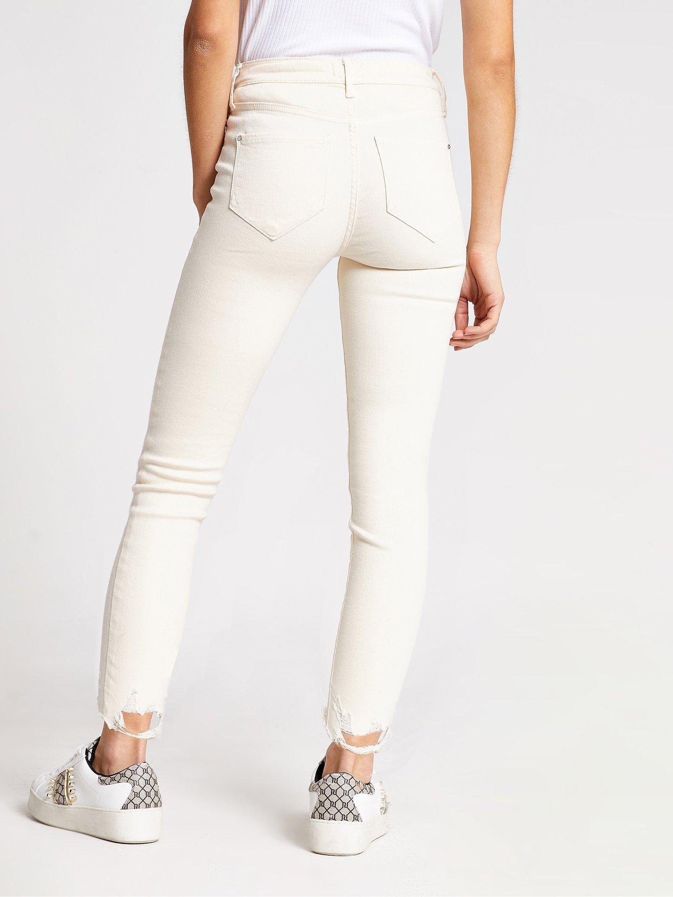 cream jeggings uk